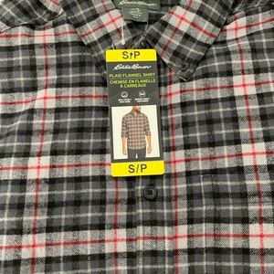 Brand new with tags Eddie Bauer plaid shirt, size small